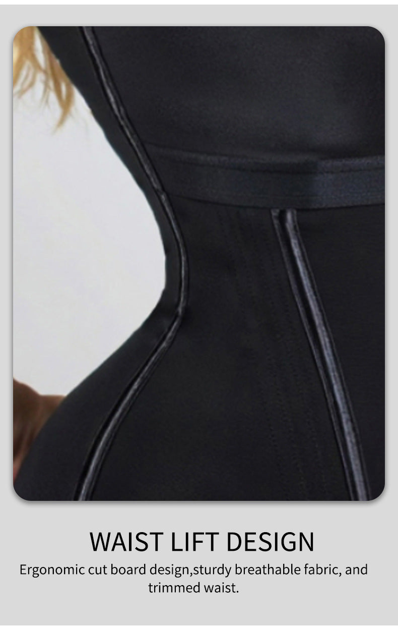 "360° Waist Trainer Corset – Firming, Slimming & Breathable Body Shaper with High Compression"