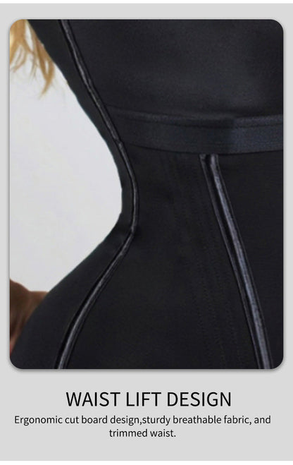 "360° Waist Trainer Corset – Firming, Slimming & Breathable Body Shaper with High Compression"