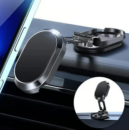 🔥 HOT SALE 🔥 2025 NEW ALLOY FOLDING MAGNETIC CAR PHONE HOLDER