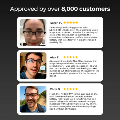 NESLEMY™ AI-Powered Adaptive Glasses