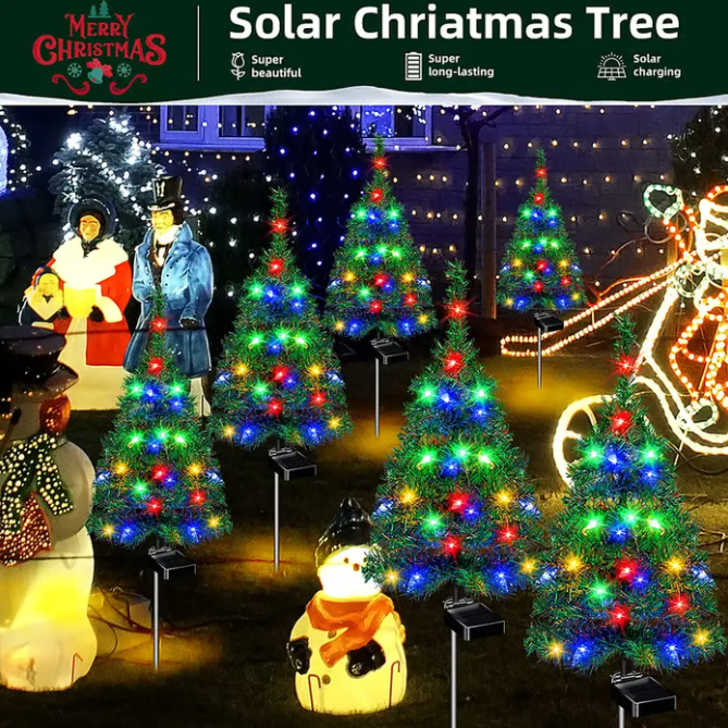 Hot Sale 49% OFF! 💃This Week Promotions🎉🎉Solar Christmas tree lights