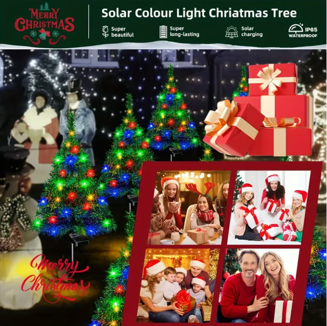 Hot Sale 49% OFF! 💃This Week Promotions🎉🎉Solar Christmas tree lights