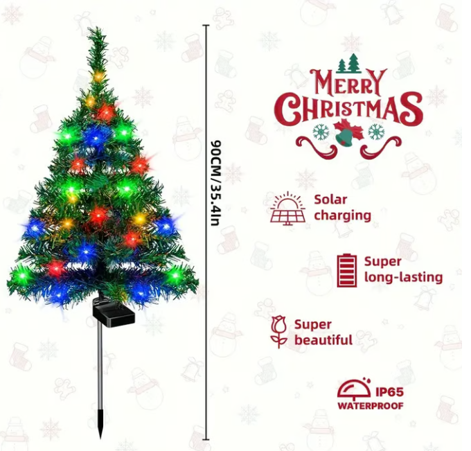 Hot Sale 49% OFF! 💃This Week Promotions🎉🎉Solar Christmas tree lights