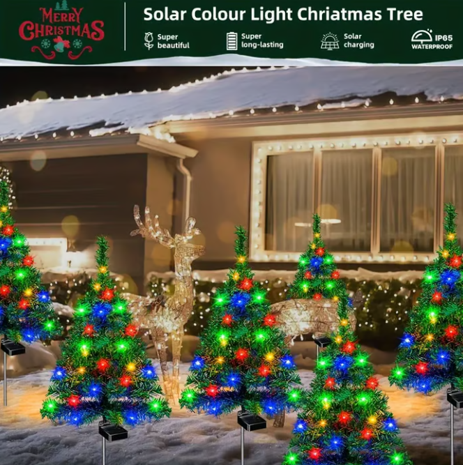Hot Sale 49% OFF! 💃This Week Promotions🎉🎉Solar Christmas tree lights