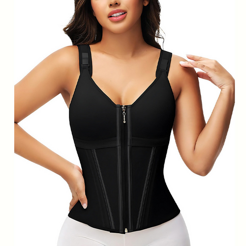 "360° Waist Trainer Corset – Firming, Slimming & Breathable Body Shaper with High Compression"
