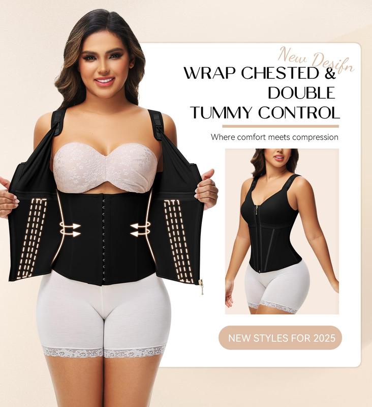 "360° Waist Trainer Corset – Firming, Slimming & Breathable Body Shaper with High Compression"