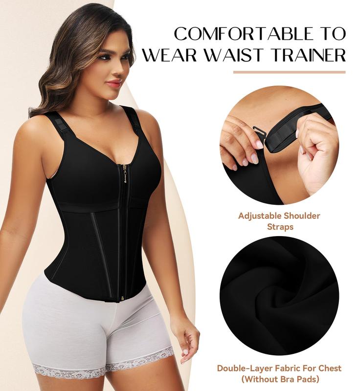 "360° Waist Trainer Corset – Firming, Slimming & Breathable Body Shaper with High Compression"